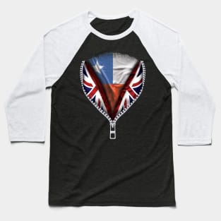 Chilean Flag  Chile Flag zipped British Flag - Gift for Chilean From Chile Baseball T-Shirt